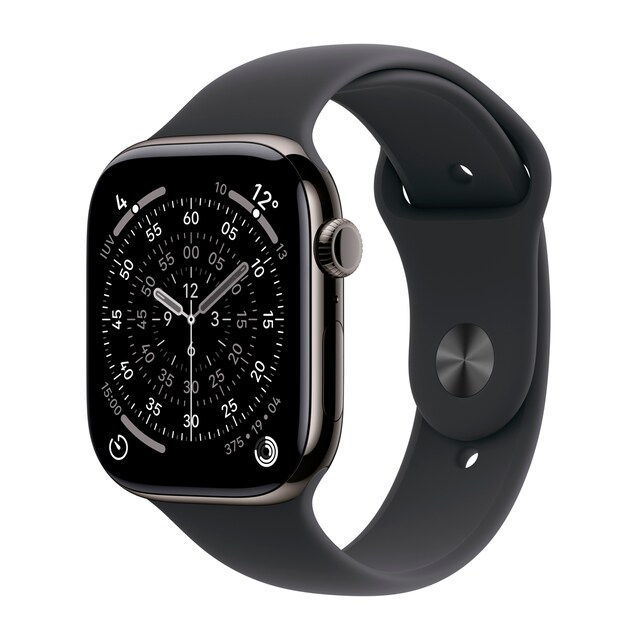 Imagen 0 de Apple Watch Series 11 GPS + Cellular 46mm  Titanio pizarra con Correa Deportiva Negro (M/L)