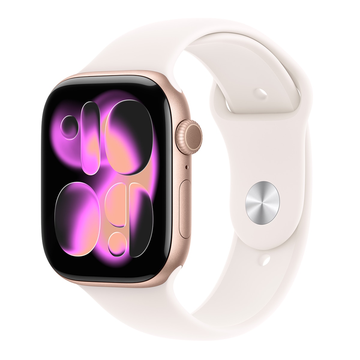 Imagen 0 de Apple Watch Series 11 GPS + Cellular 46mm Aluminio oro rosa con Correa Deportiva Rosa Rubor (M/L)