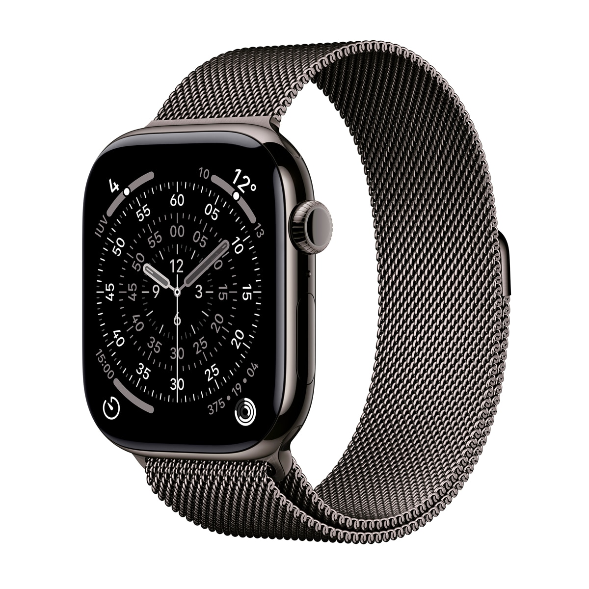 Imagem 0 de Apple Watch Series 11 GPS + Cellular 46mm Titânio Ardósia com Bracelete Milanese Loop Ardósia (M/L)