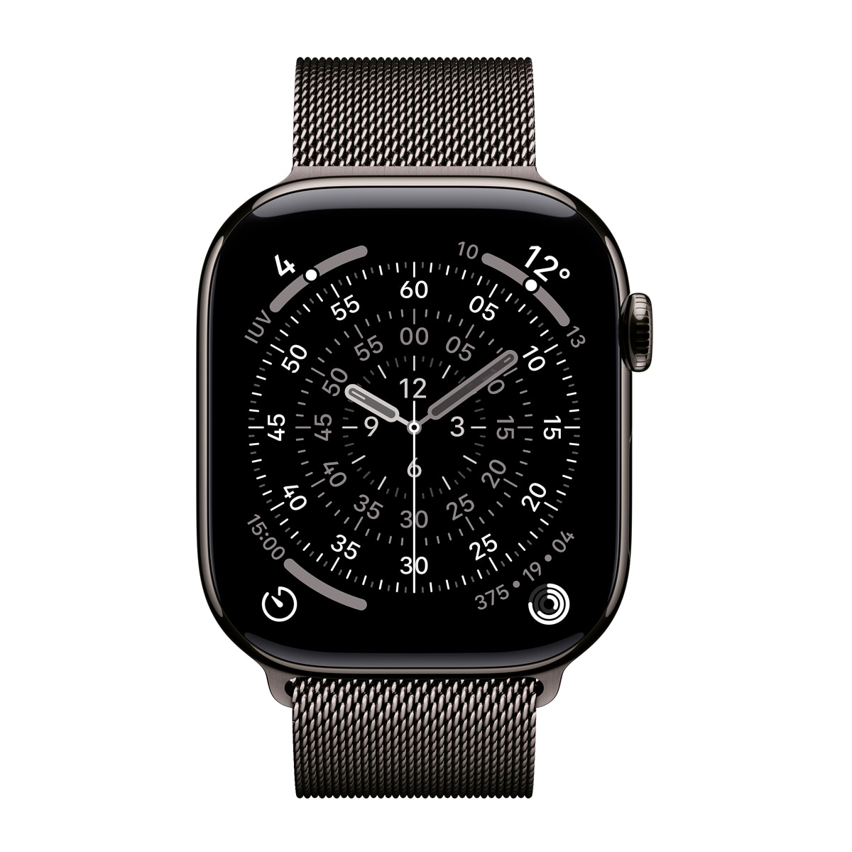 Apple Watch Series 11 GPS + Cellular 46mm Titanio pizarra con Correa Milanese Loop Pizarra (M/L) Titanio Pizarra-3