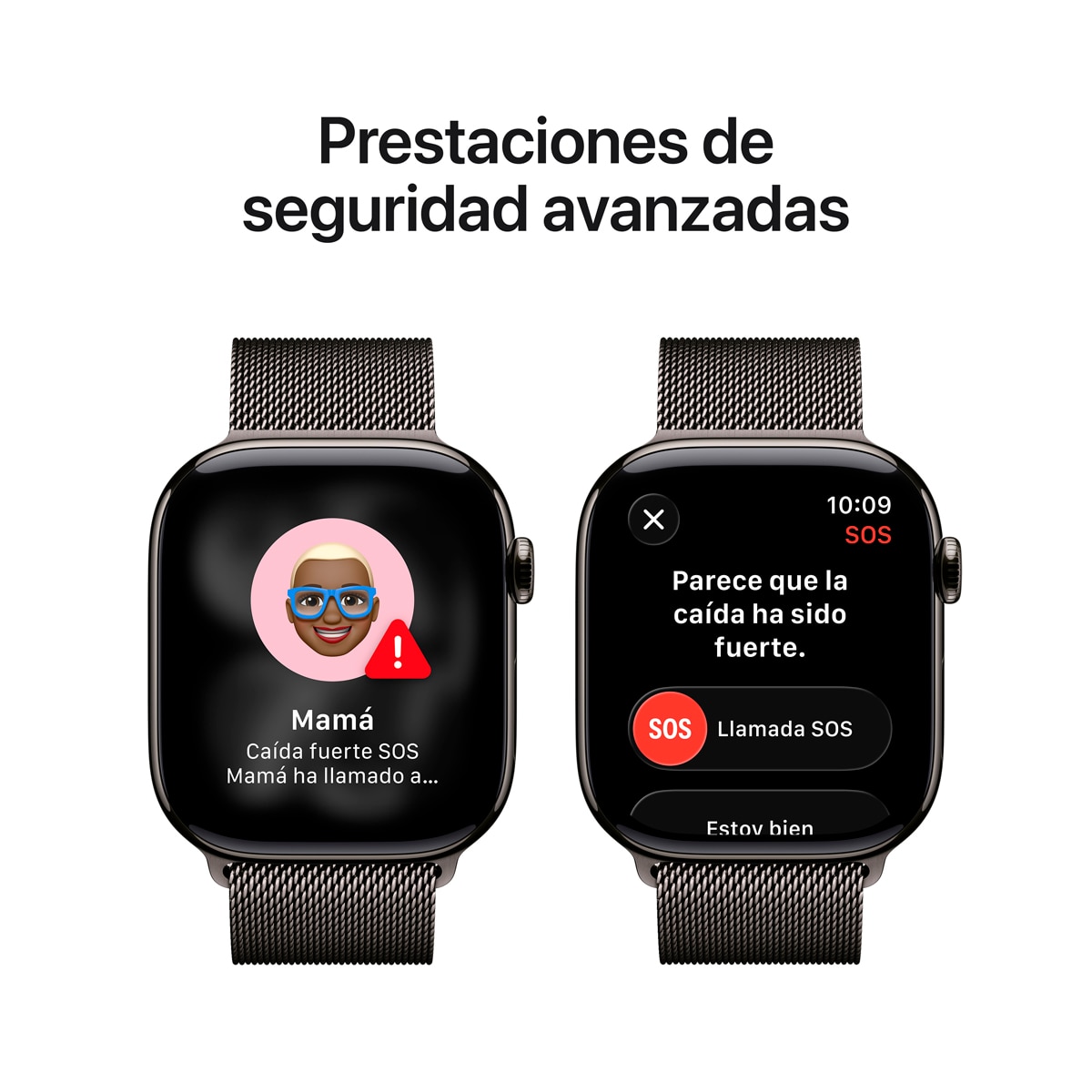 Apple Watch Series 11 GPS + Cellular 46mm Titanio pizarra con Correa Milanese Loop Pizarra (M/L) Titanio Pizarra-7