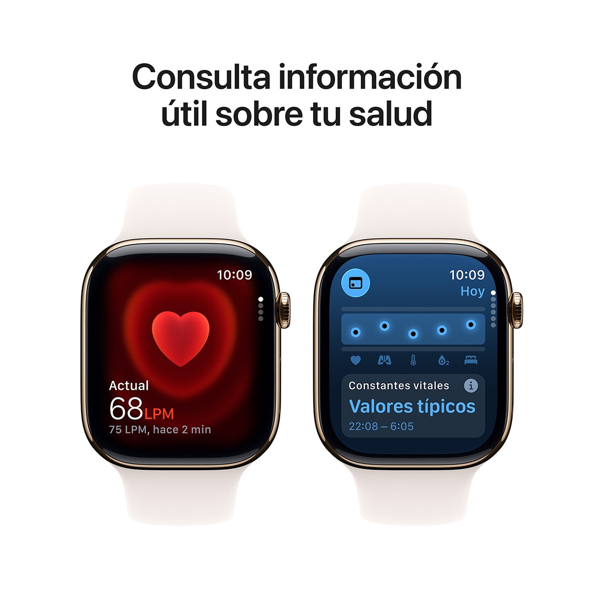Apple Watch Series 11 GPS + Cellular 46mm  Titanio oro con Correa Deportiva Rosa Rubor (M/L) Titanio Oro-6