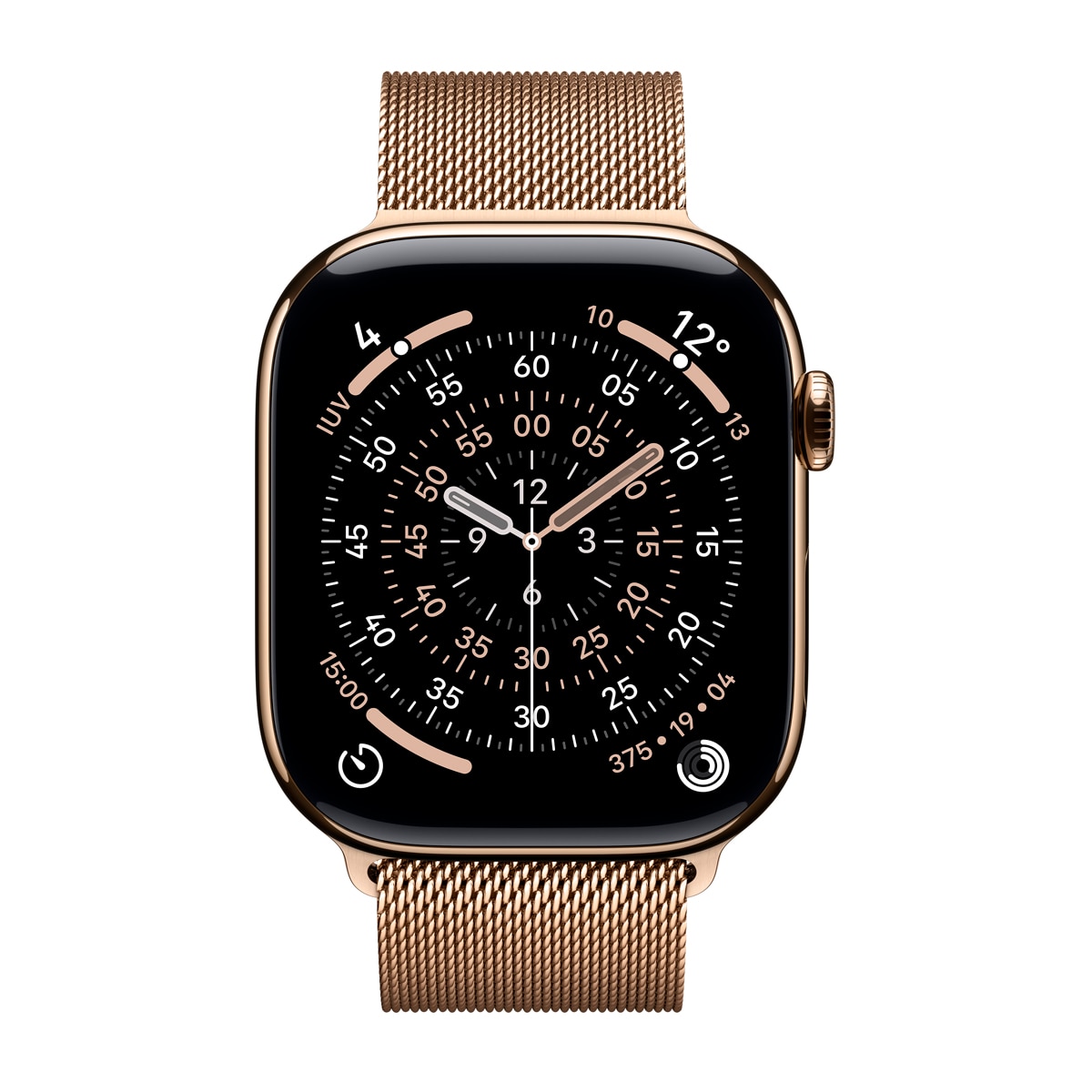 Apple Watch Series 11 GPS + Cellular 46mm  Titanio oro con Correa Milanese Loop Oro (M/L) Titanio Oro-3