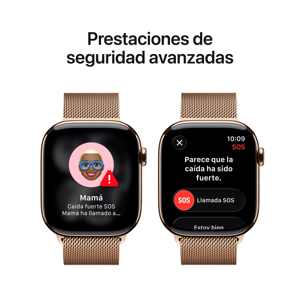 Apple Watch Series 11 GPS + Cellular 46mm  Titanio oro con Correa Milanese Loop Oro (M/L) Titanio Oro-7