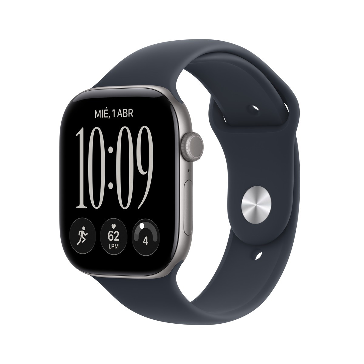 Imagem 0 de Apple Watch Série 12 GPS + Cellular 46 mm Cinza Espacial com Bracelete Desportiva Azul Náutico (S/M)
