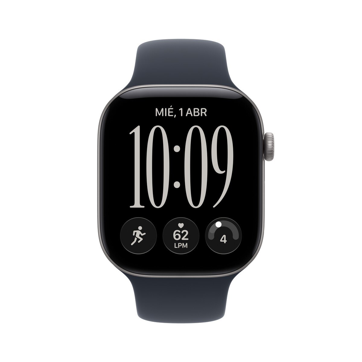 Apple Watch Série 12 GPS + Cellular 46 mm Cinza Espacial com Bracelete Desportiva Azul Náutico (S/M) Alumínio Cinzento Espacial-2
