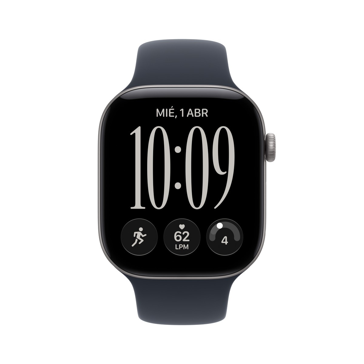 Apple Watch Series 12 GPS + Cellular 46mm Gris espacial con Correa Deportiva Azul Náutico (M/L) - Aluminio Gris Espacial Aluminio Gris Espacial-2