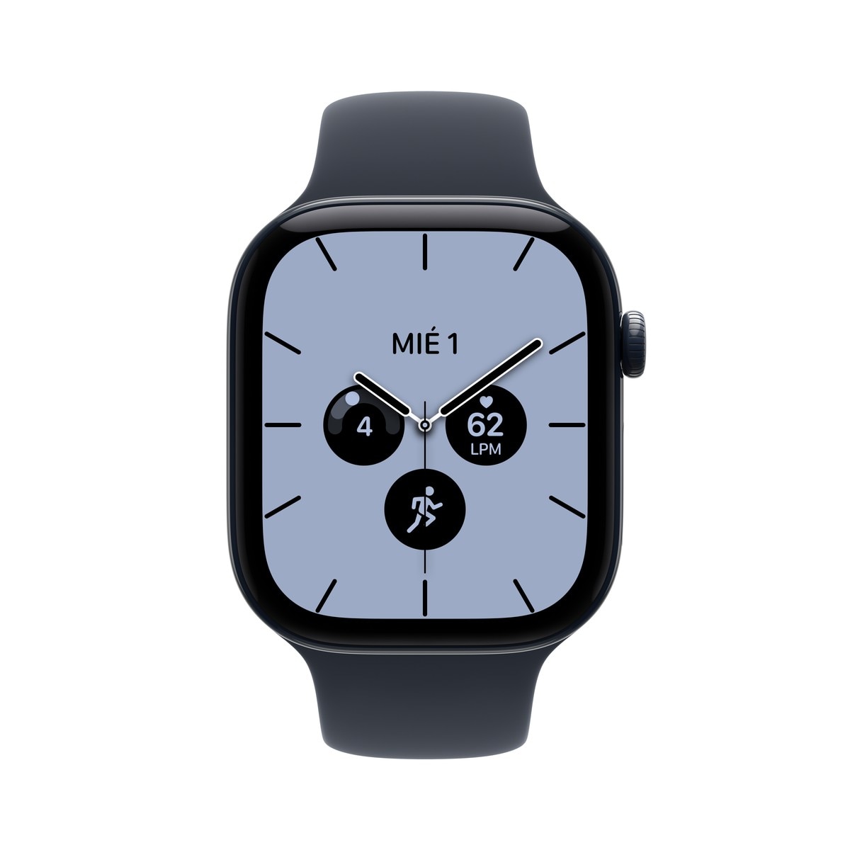 Apple Watch Série 12 GPS + Cellular 46 mm em cerâmica azul noturno com bracelete desportivo azul náutico (S/M) Cerâmica Azul Noturno-2