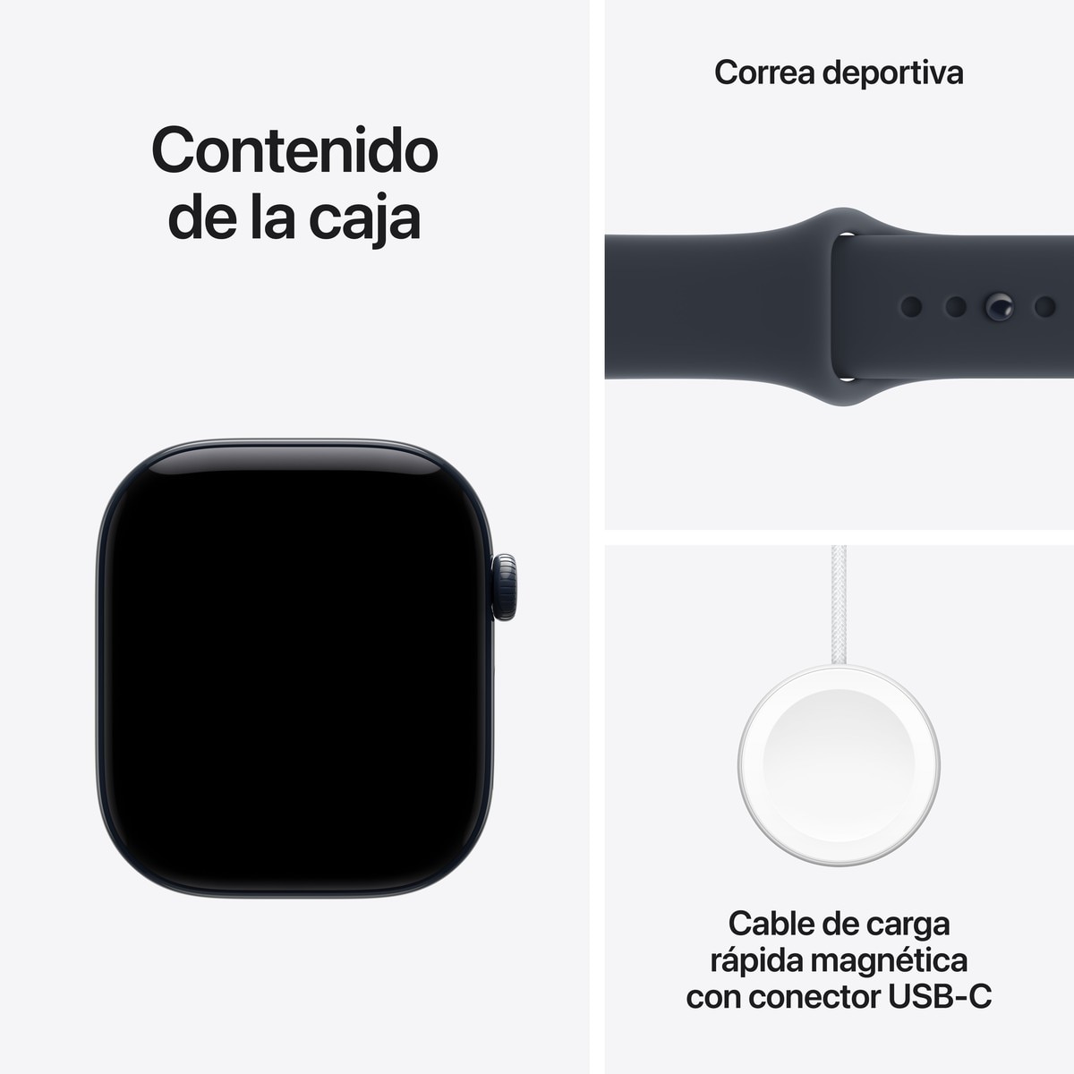 Apple Watch Série 12 GPS + Cellular 46 mm em cerâmica azul noturno com bracelete desportivo azul náutico (S/M) Cerâmica Azul Noturno-7