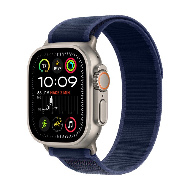 Apple Watch Ultra 2 GPS + Cellular 49mm Titanio Natural con correa Loop Trail Azul S/M