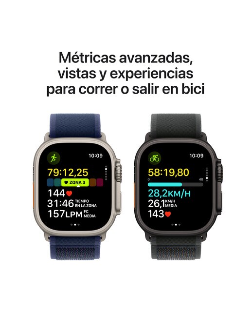 Apple Watch Ultra 2 GPS + Cellular 49mm Titanio Natural con correa Milanese Loop en titanio S - Titanio Natural Titanio Natural-4