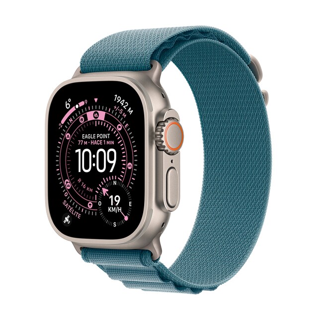 Imagen 0 de Apple Watch Ultra 3 GPS + Cellular 49mm  Titanio natural con Correa Loop Alpine Azul Claro (S)