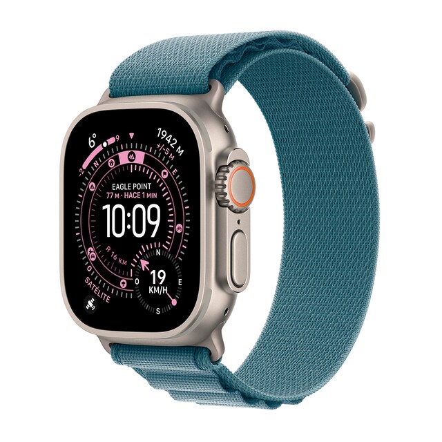 Imagen 0 de Apple Watch Ultra 3 GPS + Cellular 49mm  Titanio natural con Correa Loop Alpine Azul Claro (M)