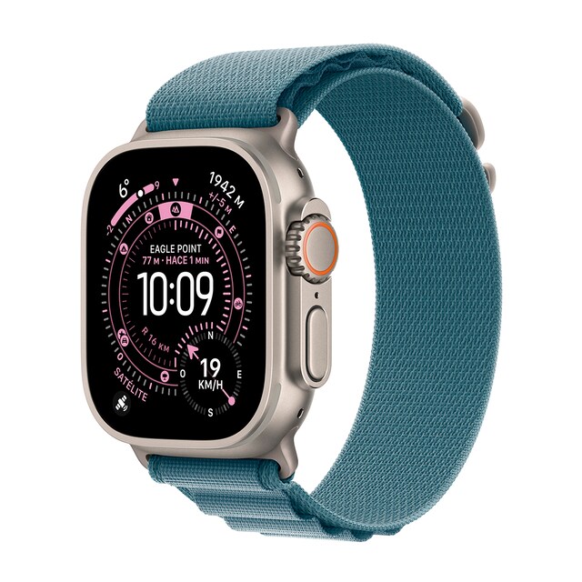 Imagen 0 de Apple Watch Ultra 3 GPS + Cellular 49mm  Titanio natural con Correa Loop Alpine Azul Claro (L)
