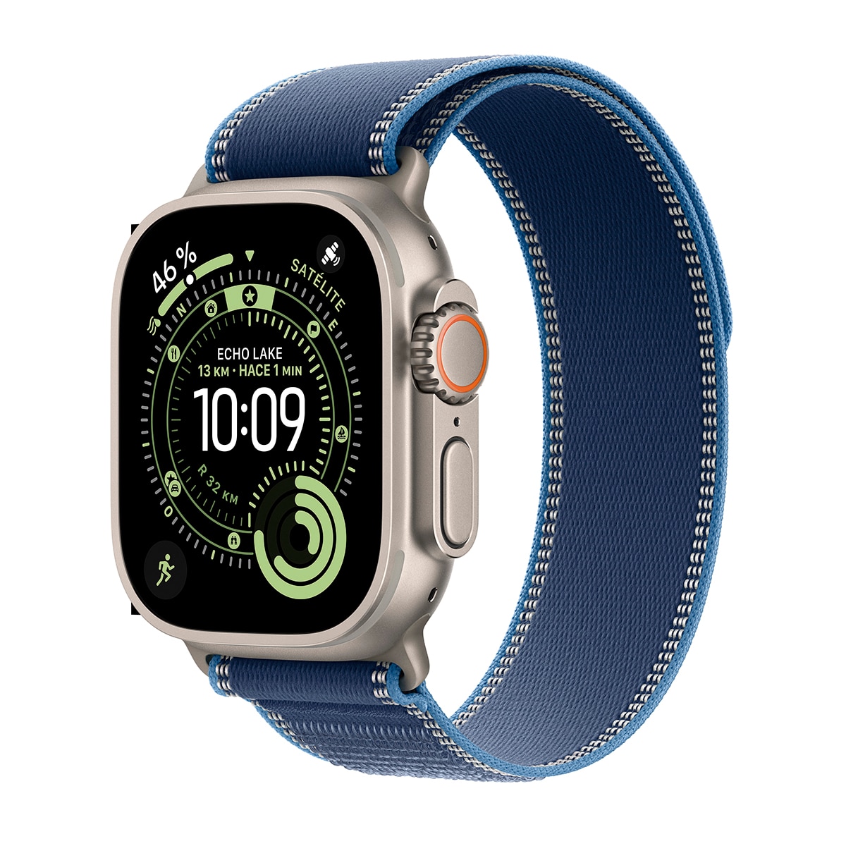 Imagem 0 de Apple Watch Ultra 3 GPS + Cellular 49mm Titânio Natural com Bracelete Loop Azul/Azul Vivo (S/M)