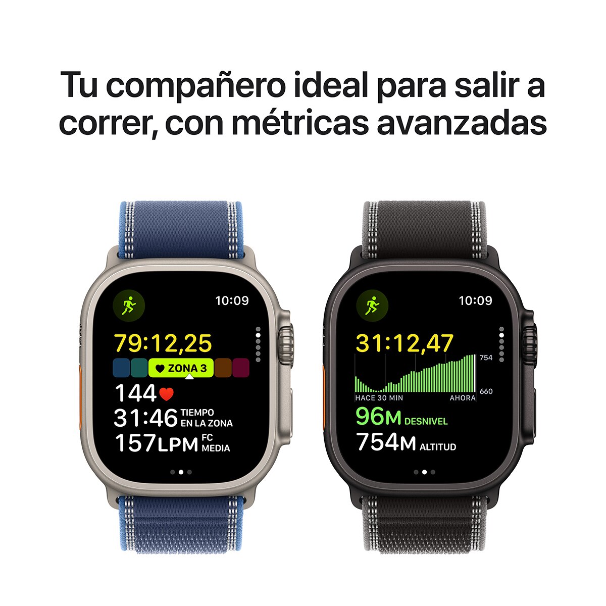 Apple Watch Ultra 3 GPS + Cellular 49mm Titanio negro con Correa Loop Alpine Negro (M) Titanio Negro-5