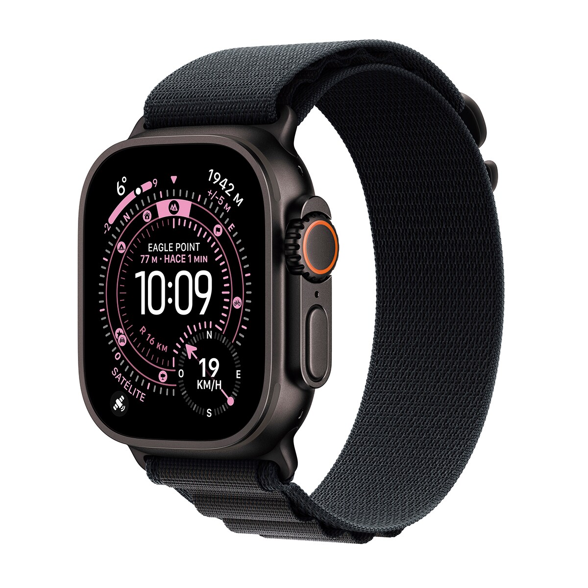 Apple Watch Ultra 3 GPS + Cellular 49mm  Titanio negro con Correa Loop Alpine Negro (L) Titanio Negro-1