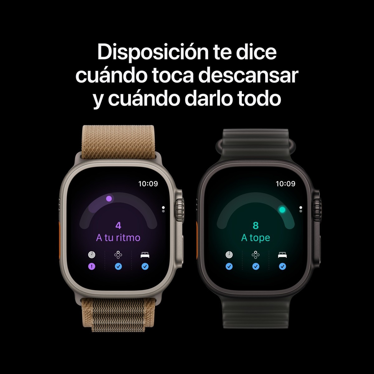 Apple Watch Ultra 4 GPS + Cellular 49mm Titanio Natural con Correa Milanese Loop (S) Titanio Natural-4