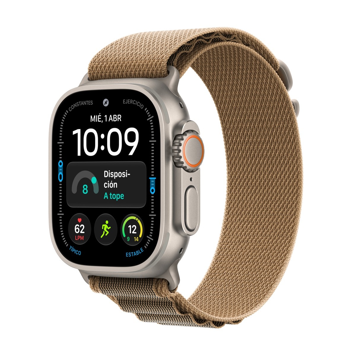 Imagen 0 de Apple Watch Ultra 4 GPS + Cellular 49mm Titanio Natural con Correa Alpine Loop Desert (M)