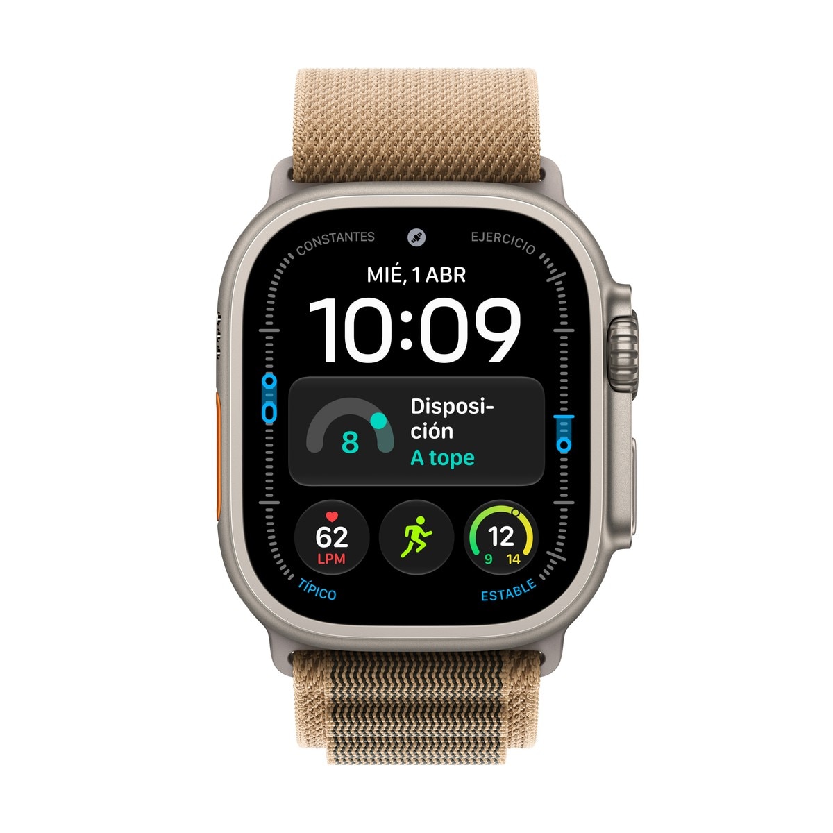 Apple Watch Ultra 4 GPS + Cellular 49mm Titanio Natural con Correa Alpine Loop Desert (L) Titanio Natural-2