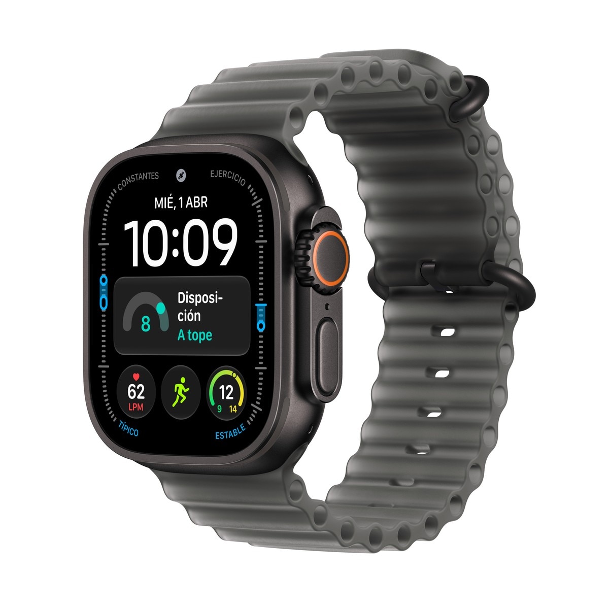 Imagen 0 de Apple Watch Ultra 4 GPS + Cellular 49mm Titanio Negro con Correa Ocean Negro translúcido Titanio Negro