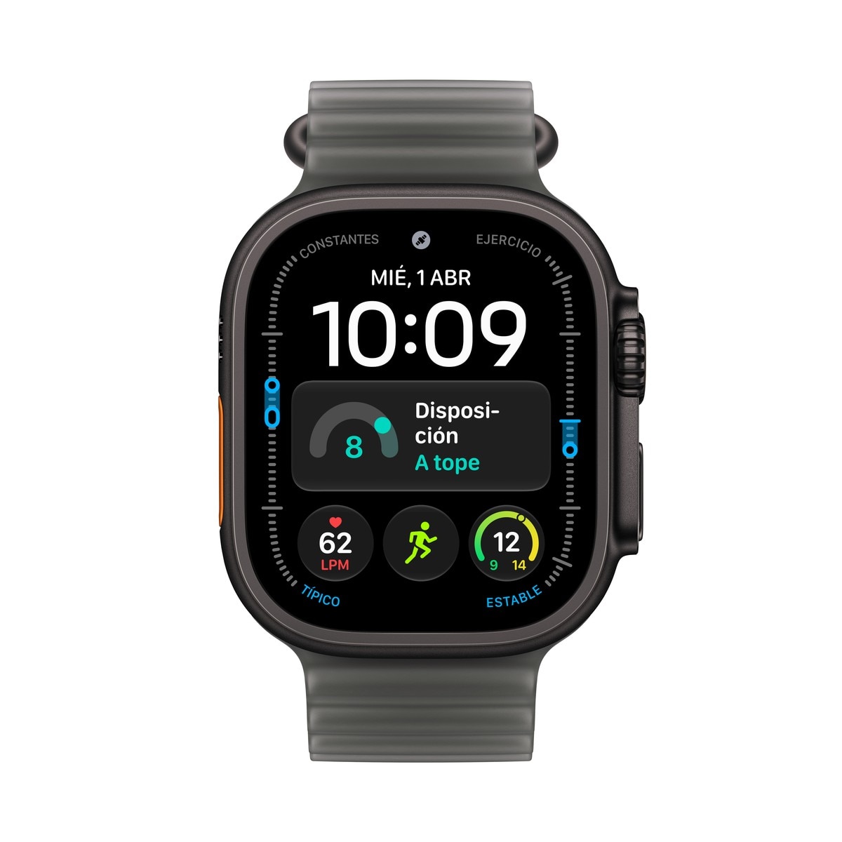 Apple Watch Ultra 4 GPS + Cellular 49mm con Correa Ocean Negro translúcido - Titanio Negro Titanio Negro-2