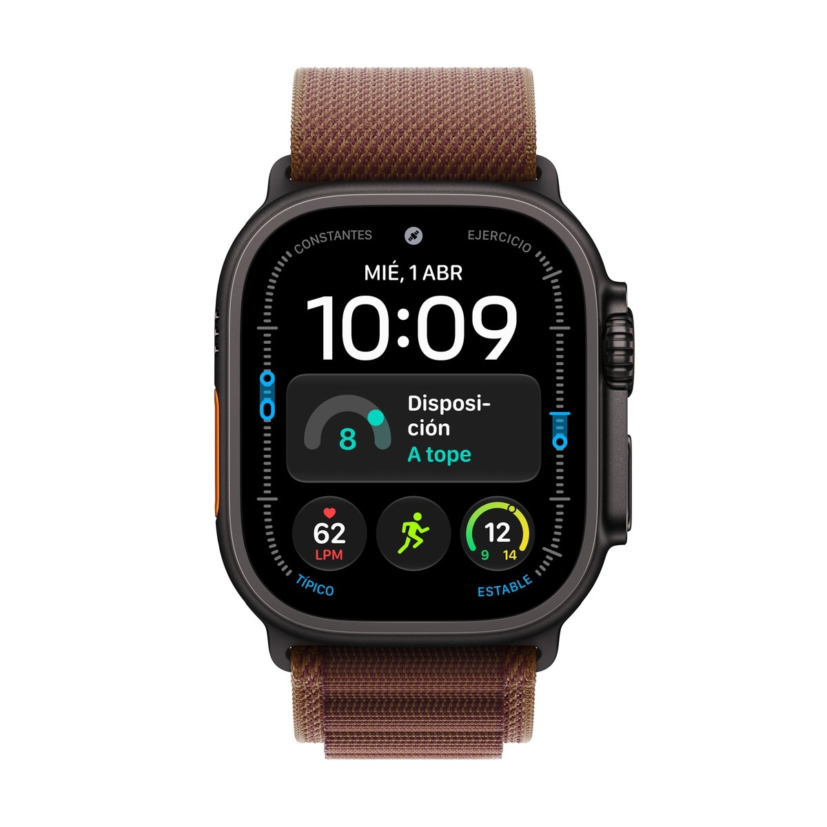 Apple Watch Ultra 4 GPS + Cellular 49mm con Correa Loop deportiva Burdeos - Titanio Negro Titanio Negro-2