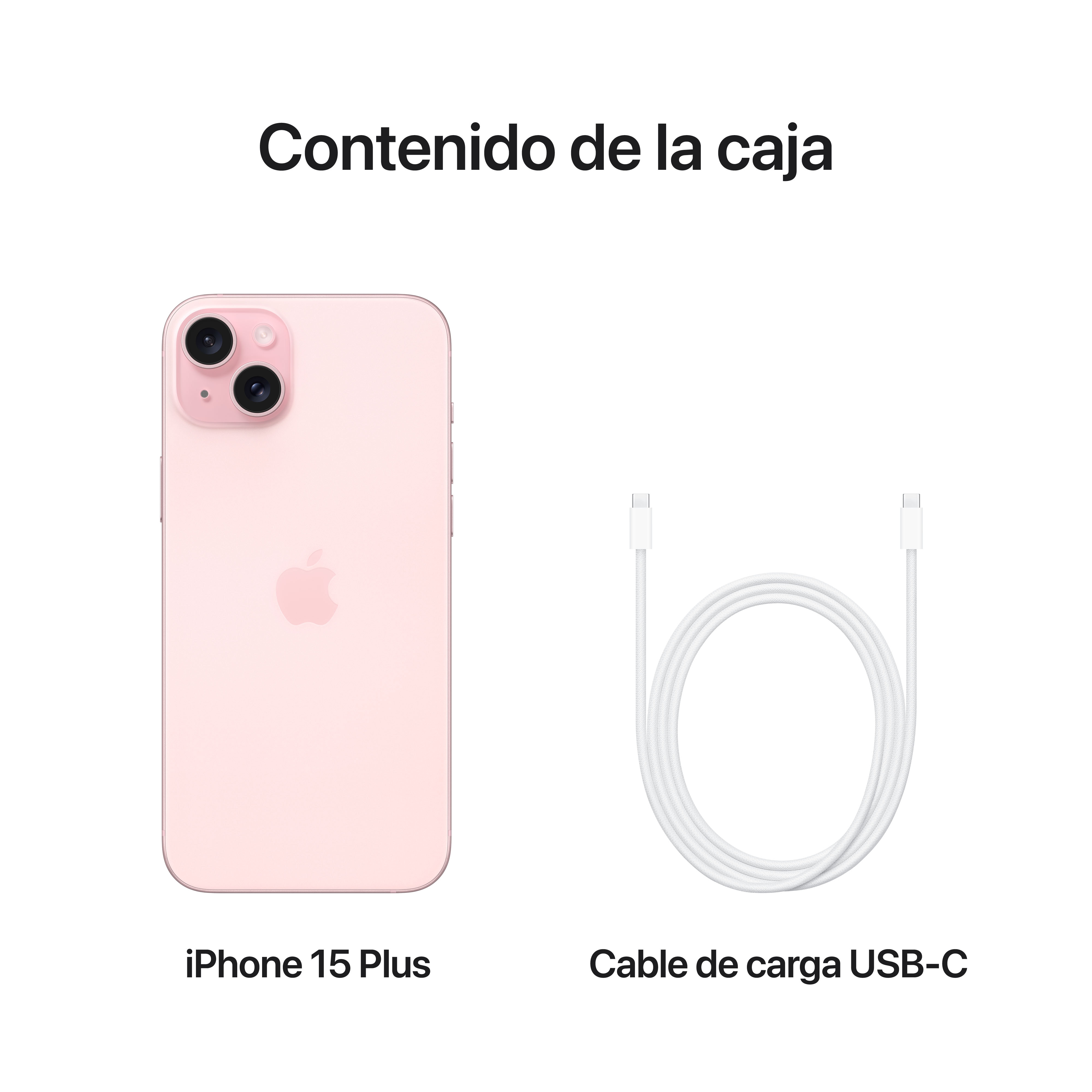 Apple iPhone 15 Plus móvil libre - Negro 128 GB + 6 GB RAM Rosa-10