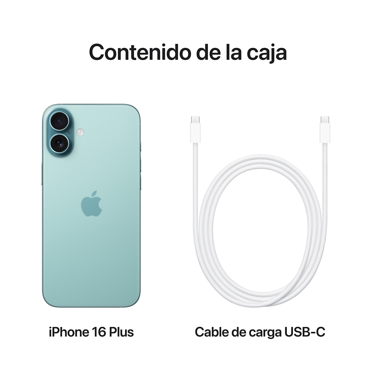 Apple iPhone 16 Plus móvil libre - Verde azulado 128 GB + 8 GB RAM Verde azulado-11