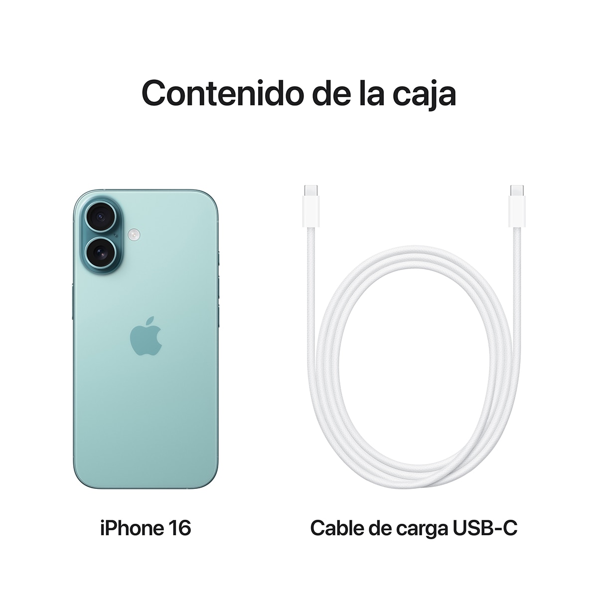 Apple iPhone 16 6,1" chip A18 - Verde azulado 128 GB + 8 GB RAM Verde azulado-11