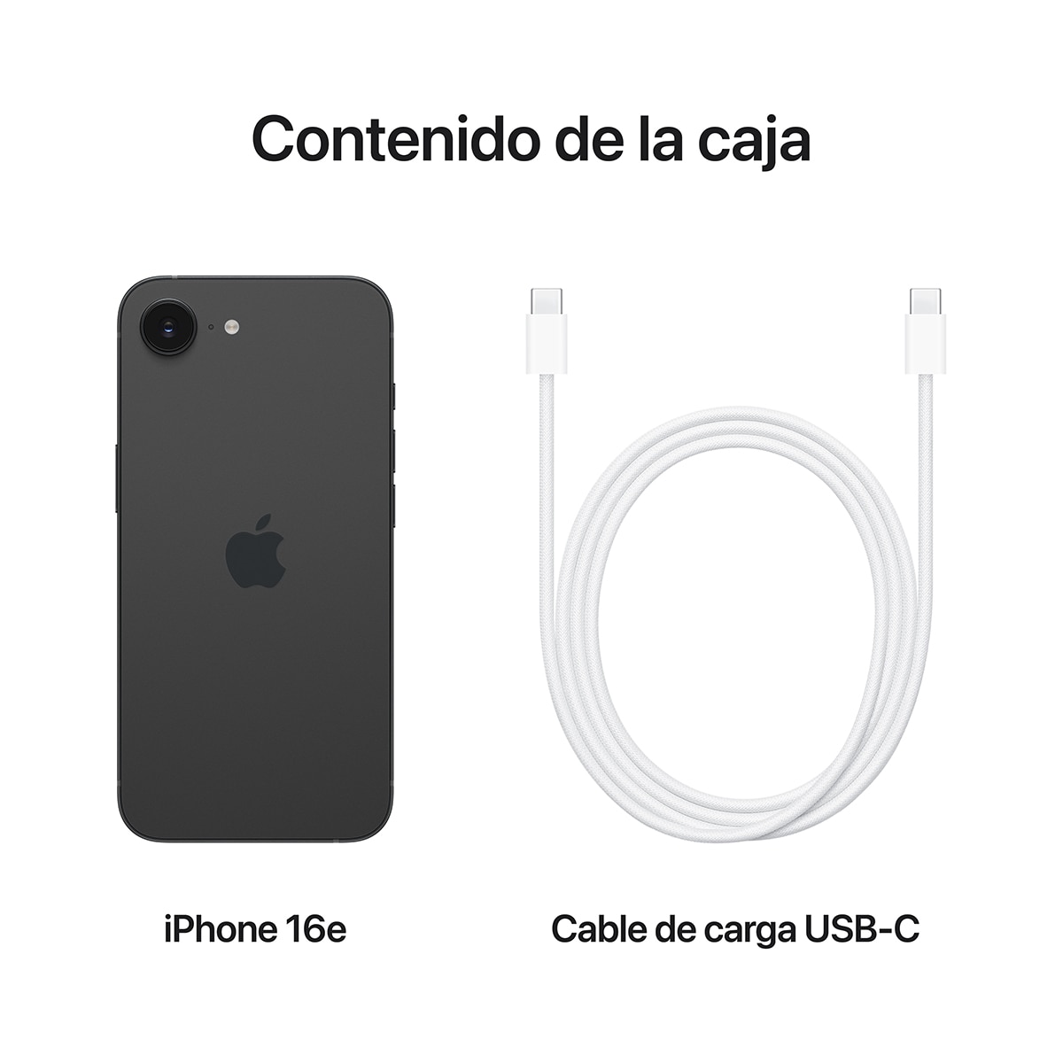 Apple iPhone 16e móvil libre - Negro 128 GB + 8 GB RAM Negro-10