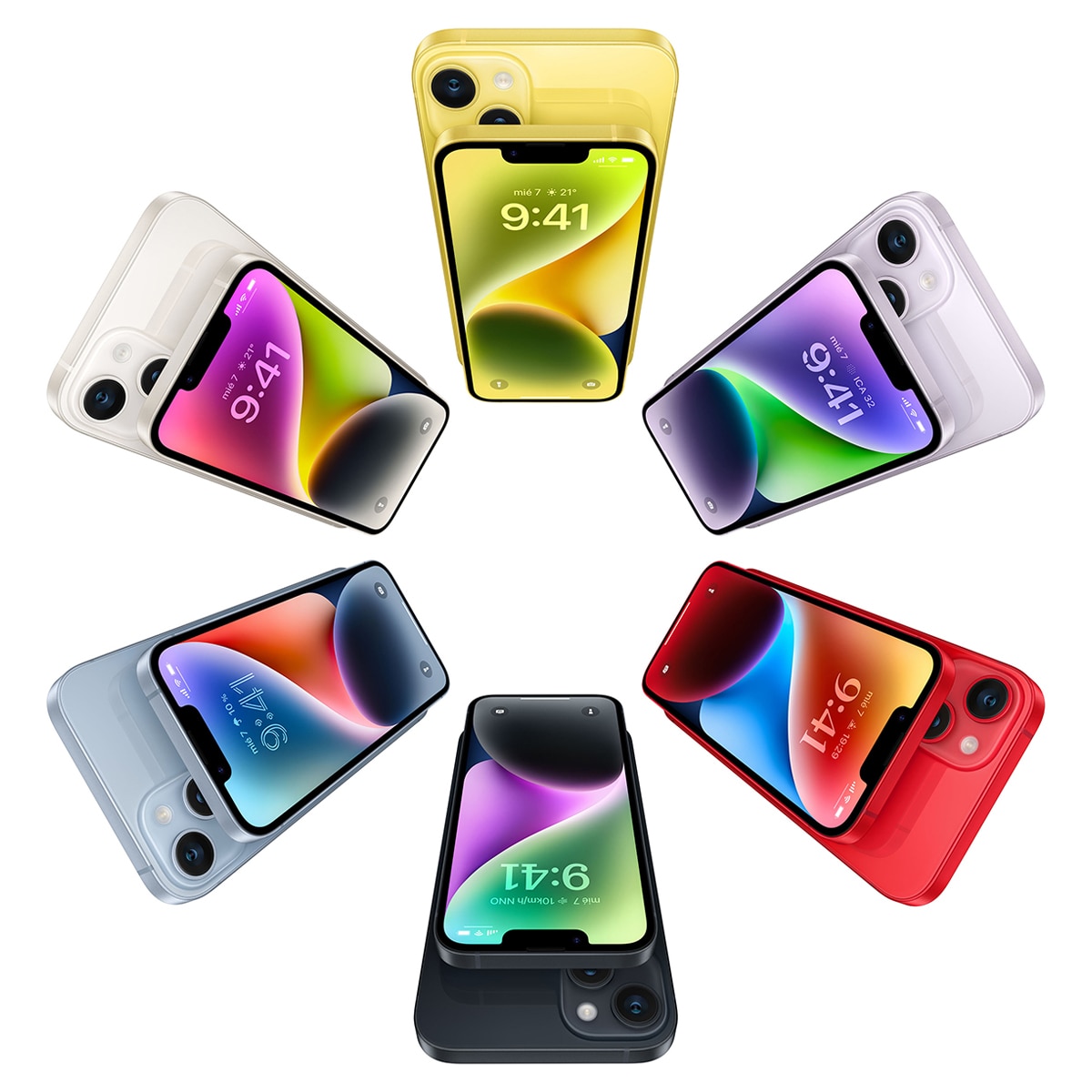 Apple iPhone 14 Plus móvil libre Blanco estrella-5