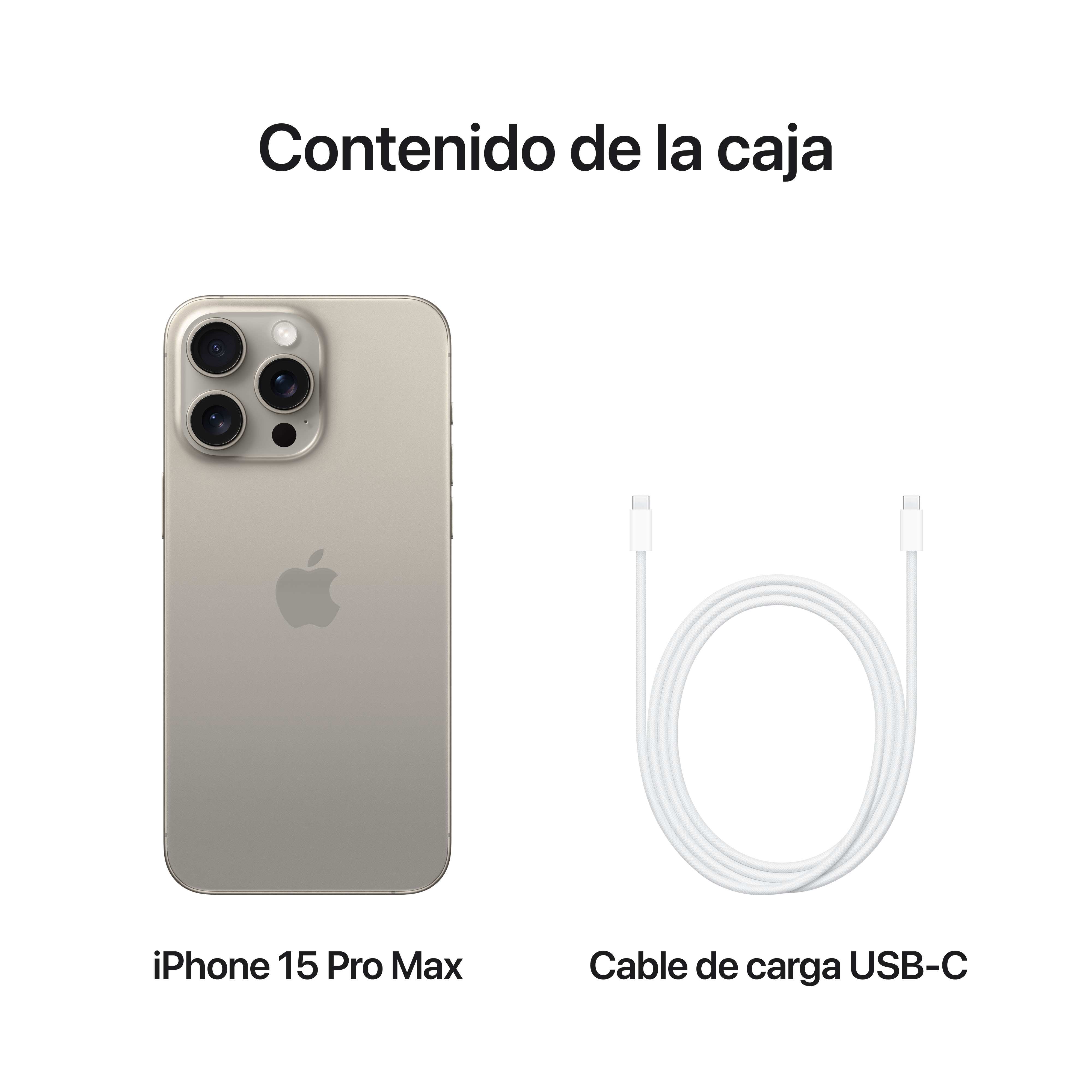 Apple iPhone 15 Pro Max móvil libre Natural / Titanio-10