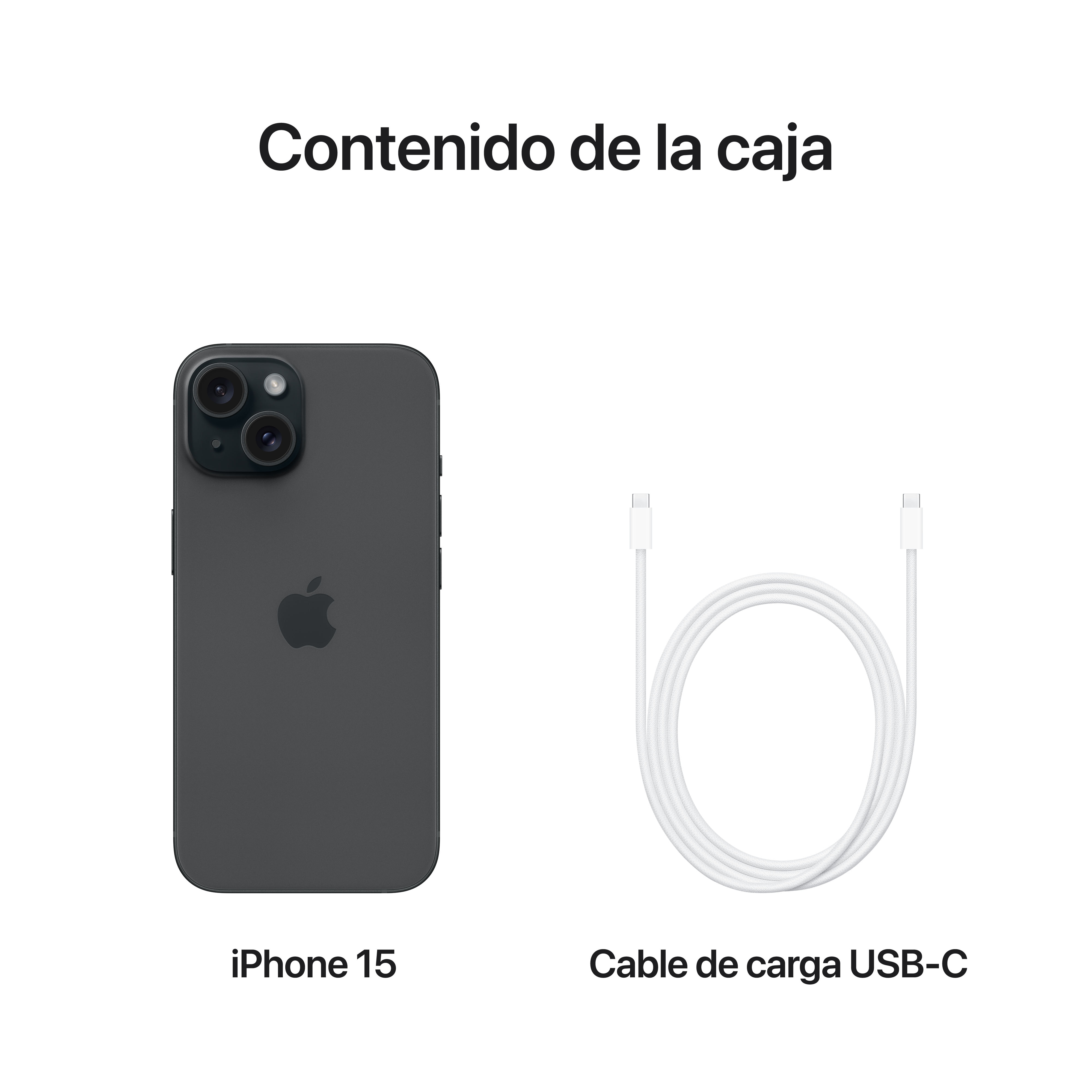 Móvil Apple iPhone 15 6,1" chip A16 - Negro 128 GB + 6 GB RAM Negro-10
