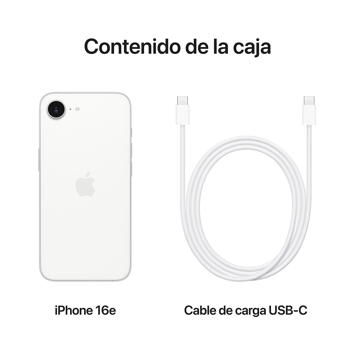Móvil Apple iPhone 16e 6,1" chip A18 - Blanco 512 GB + 8 GB RAM Blanco-10