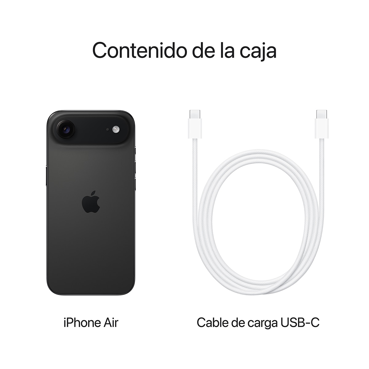 Móvil Apple iPhone Air 6,5" chip A19 Pro - Negro espacial 1 TB + 12 GB RAM Negro espacial-9