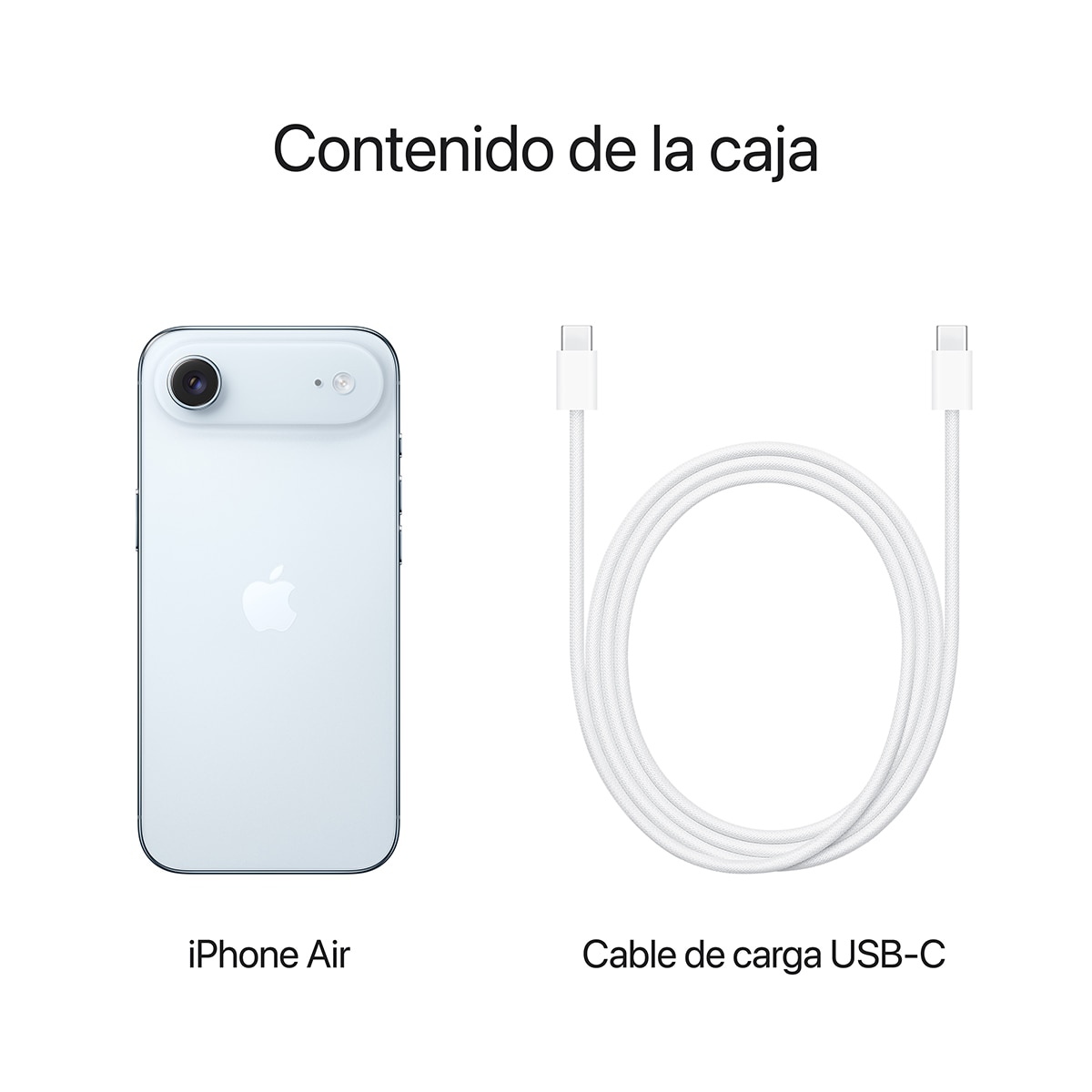 Apple iPhone Air móvil libre - Negro espacial 512 GB + 12 GB RAM Azul Cielo-9
