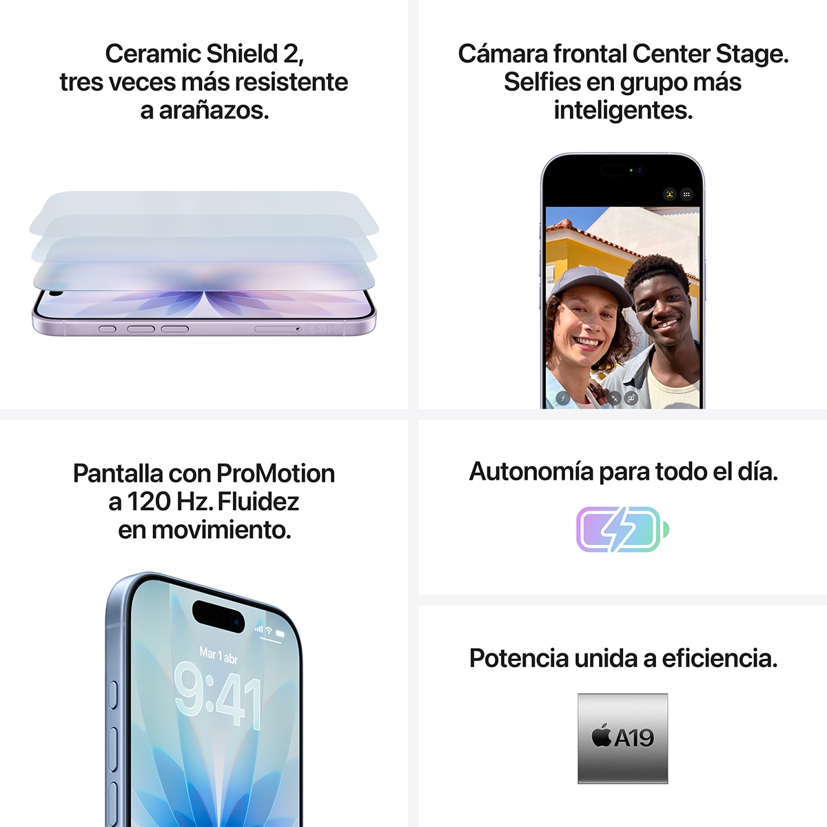Apple iPhone 17 256GB Blanco móvil libre Blanco-7