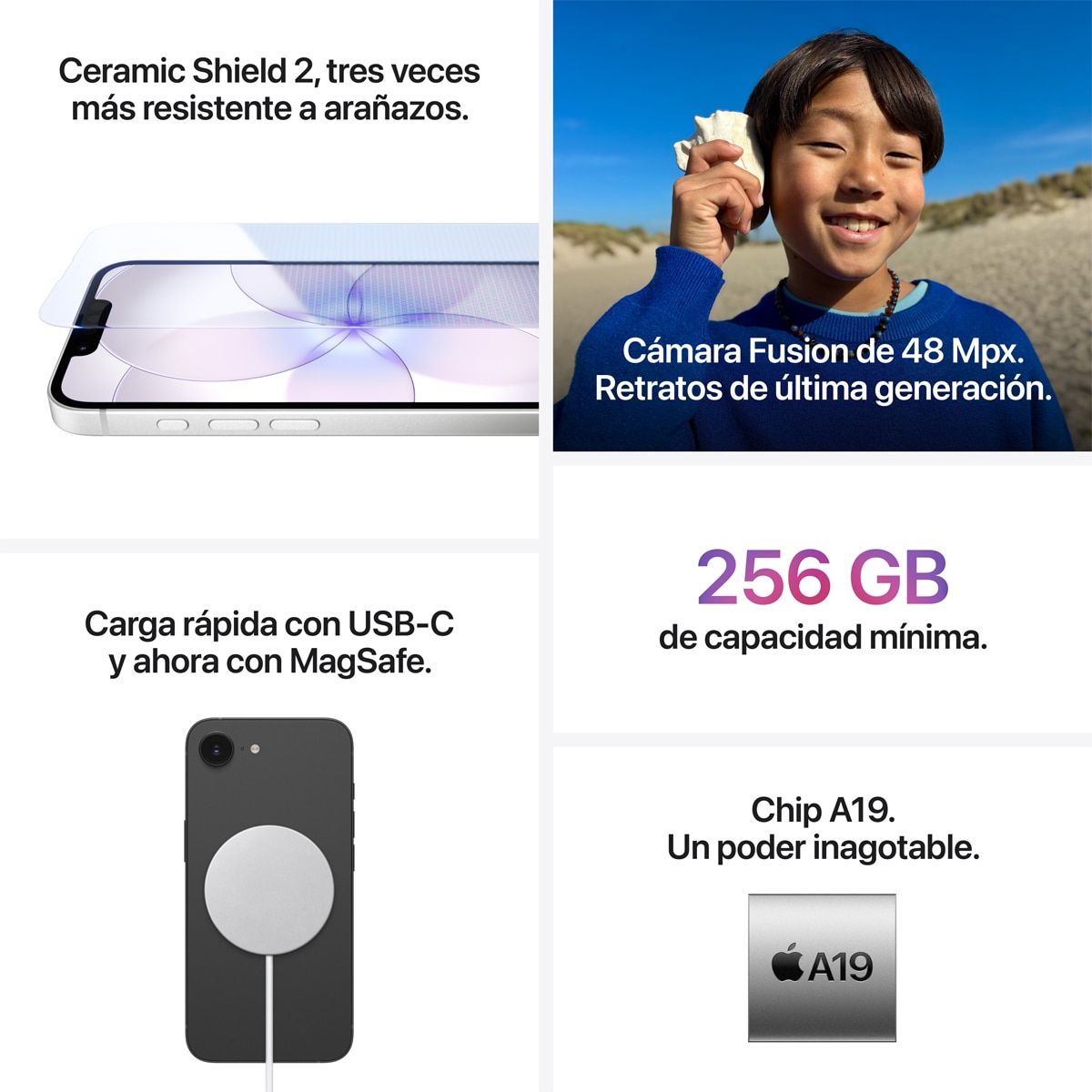 Apple iPhone 17e 256 GB rosa palo móvil libre Rosa palo-7