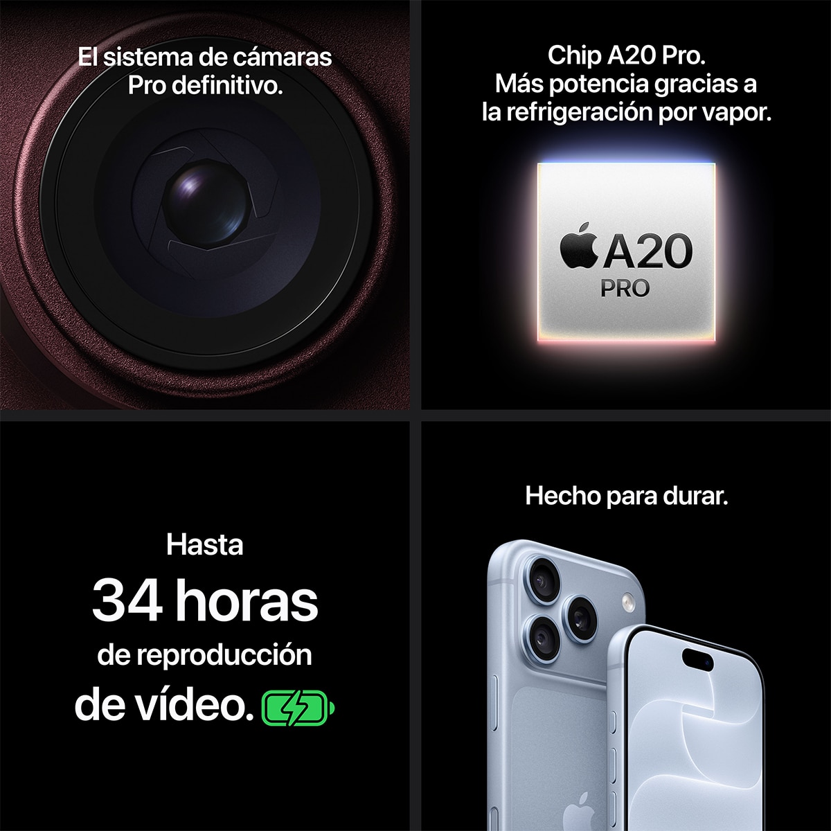 Apple iPhone 18 Pro 6,3" chip A20 Pro - Burdeos 512 GB Burdeos-9