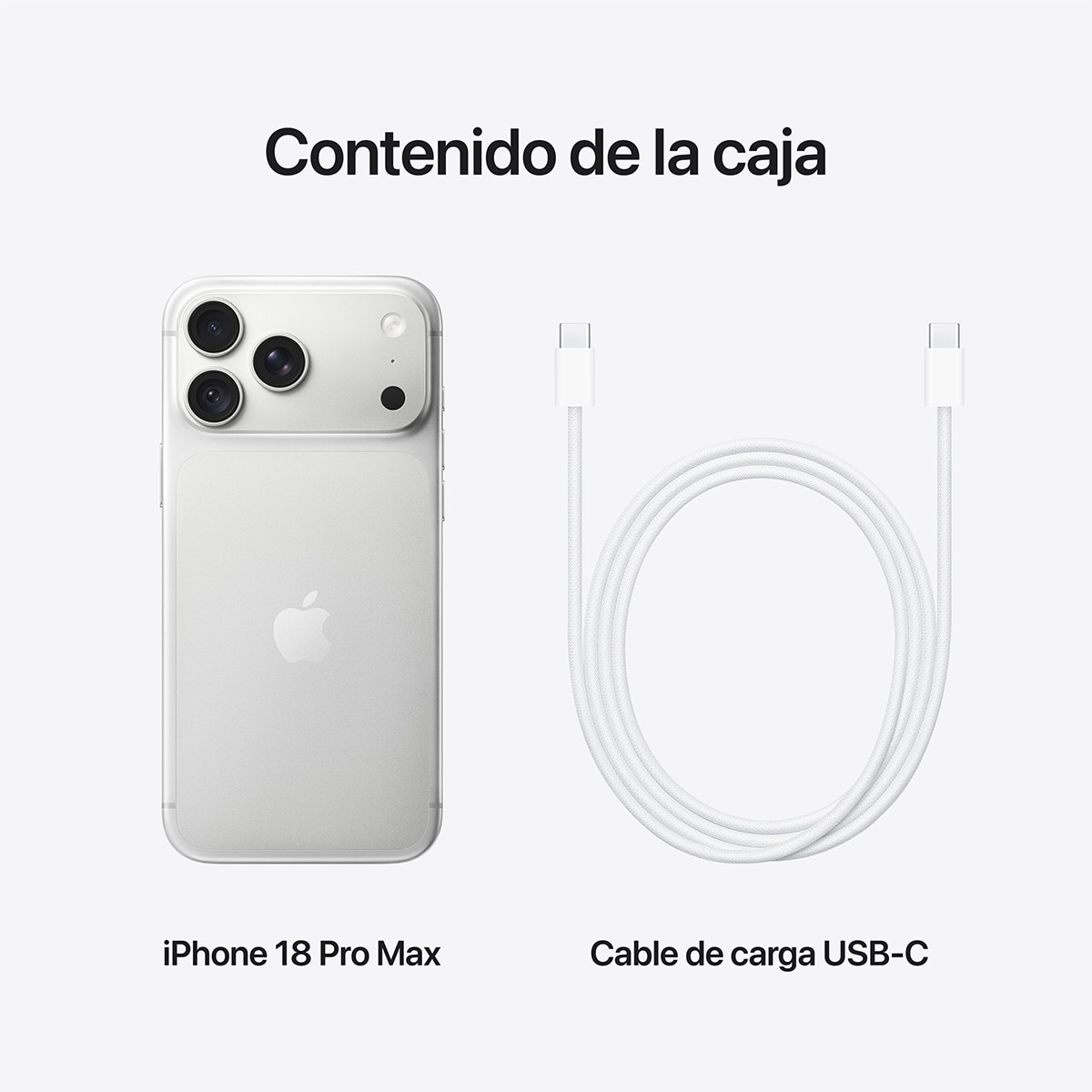 Móvil iPhone 18 Pro Max 6,9" chip A20 Pro - Plata 512 GB Plata-11