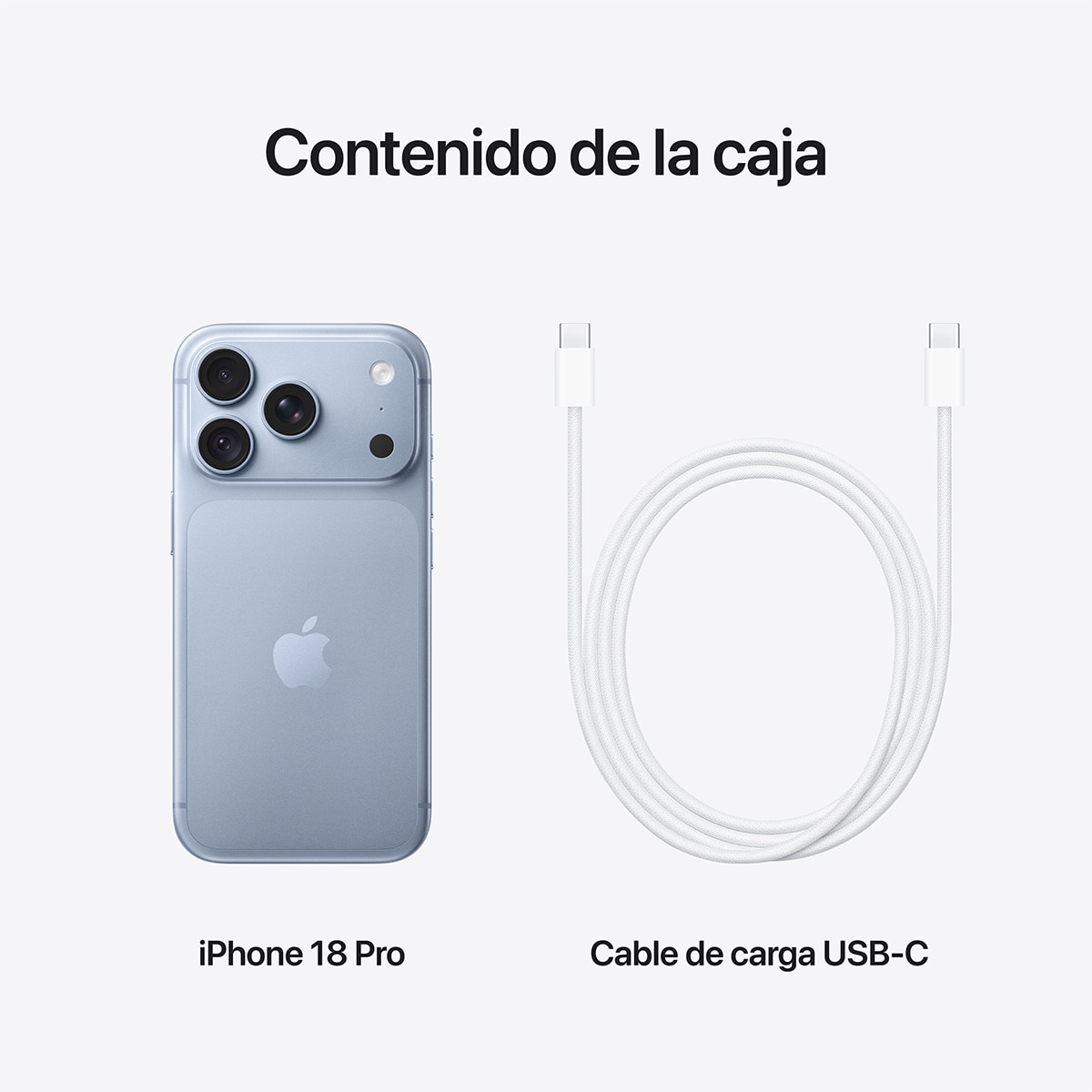 Móvil iPhone 18 Pro 6,3" chip A20 Pro - Azul glacial 256 GB Azul glacial-11