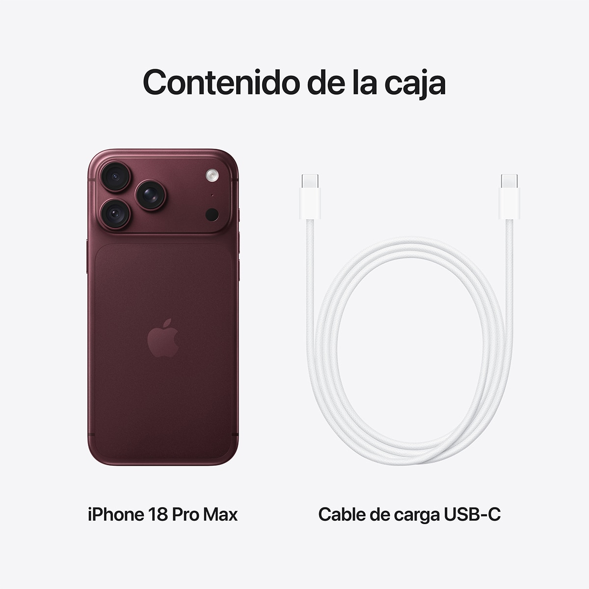 Móvil iPhone 18 Pro Max 6,9" chip A20 Pro - Burdeos 1 TB Burdeos-11