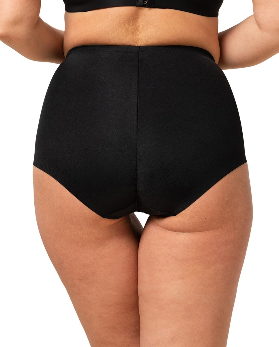 Cueca Adelgaçante Moldadora Bec Ex Hig Cott de Cintura Subida Preto-2