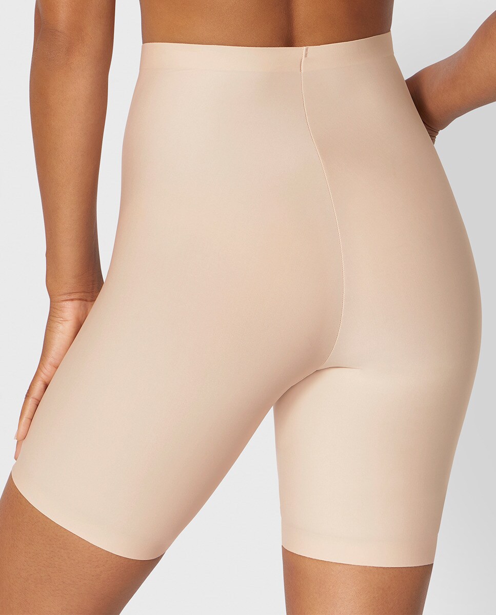 Bermudas adelgaçantes Medium Shaping lisas Creme-2