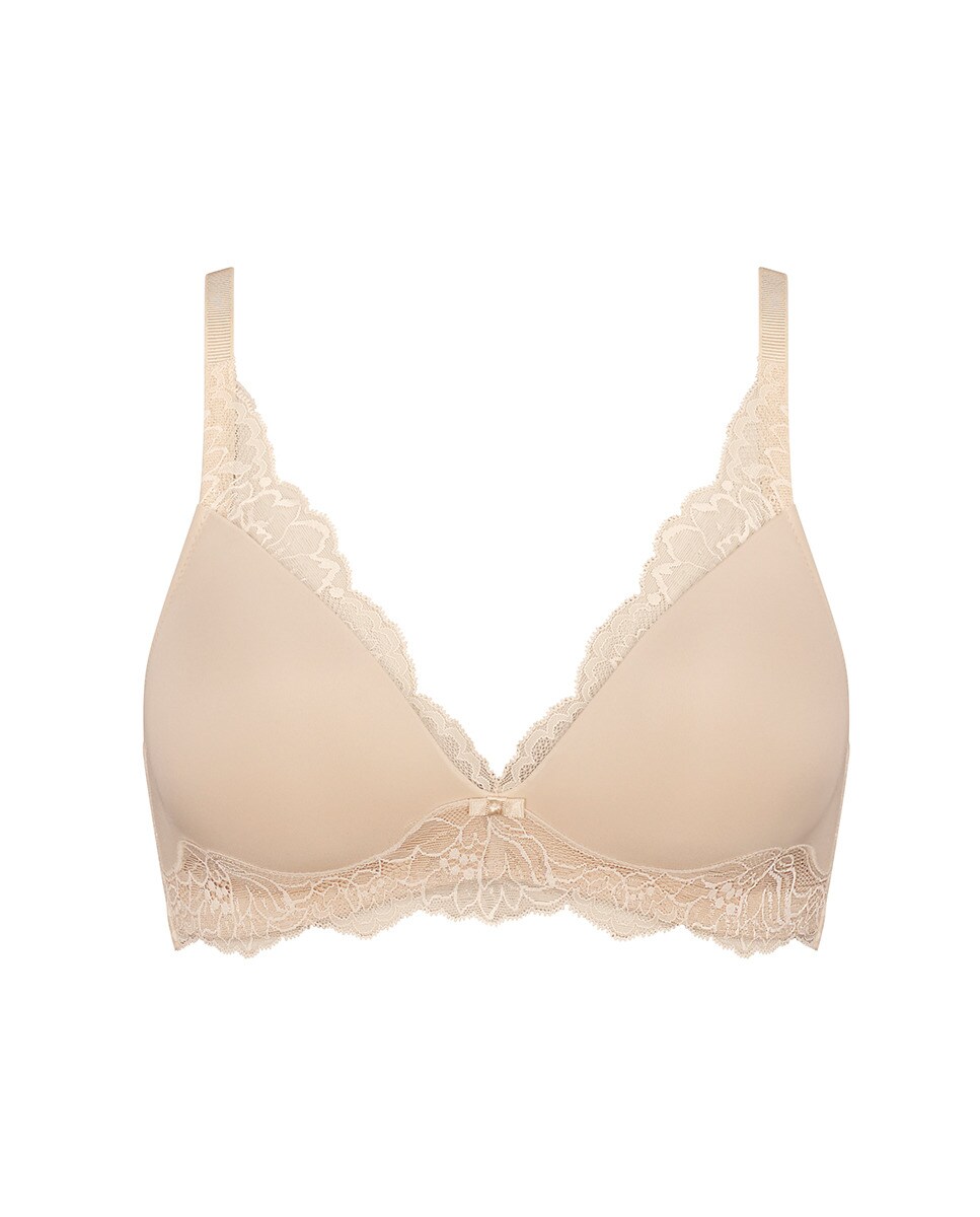 Soutien Amourette Charm de renda sem aro Creme-3