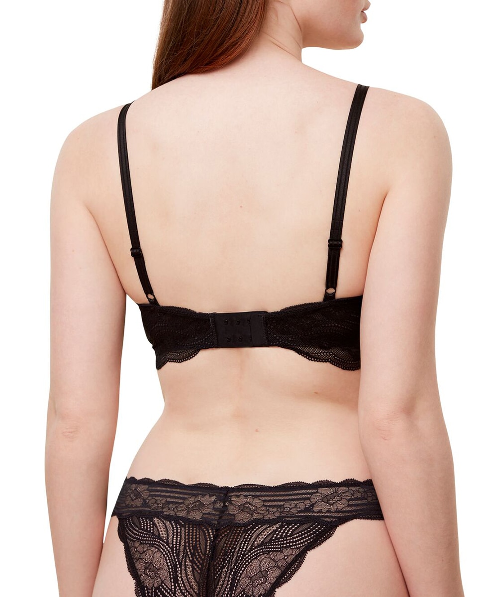 Sujetador sin aro y con copa innovadora de foam 4D y encaje elástico - Triumph - Negro Negro-2