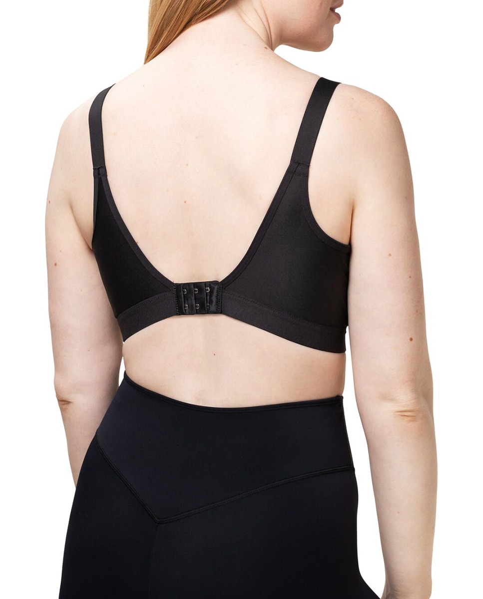 Soutien desportivo Triaction Wellness sem aro nem enchimento Preto-2