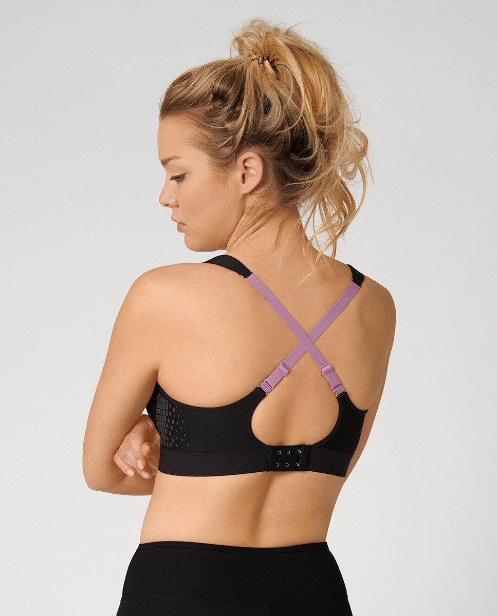 Soutien desportivo Triaction Extreme sem aro Preto-3