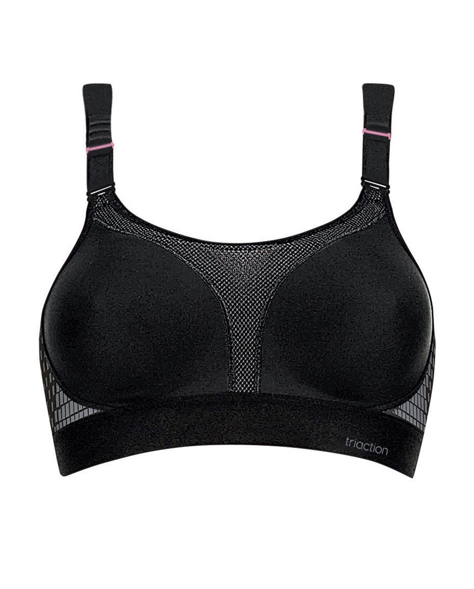 Soutien desportivo Triaction Extreme sem aro Preto-4